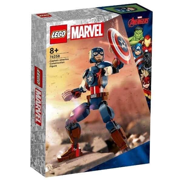 Lego Marvel - Figura de Construção de Capitão América - Brincatoys