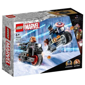 Apresentamos Lego Marvel - Motos de Viúva Negra e Capitão América com o SKU 667626023 recomendado para + 6 anos