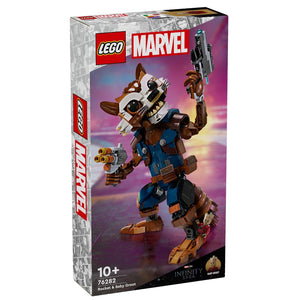 Lego Marvel Rocket e Groot Bebé - Brincatoys