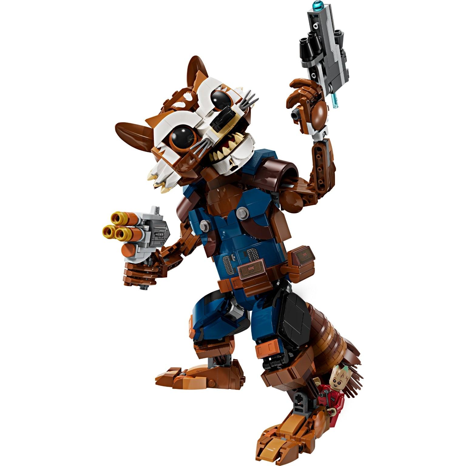 Lego Marvel Rocket e Groot Bebé - Brincatoys