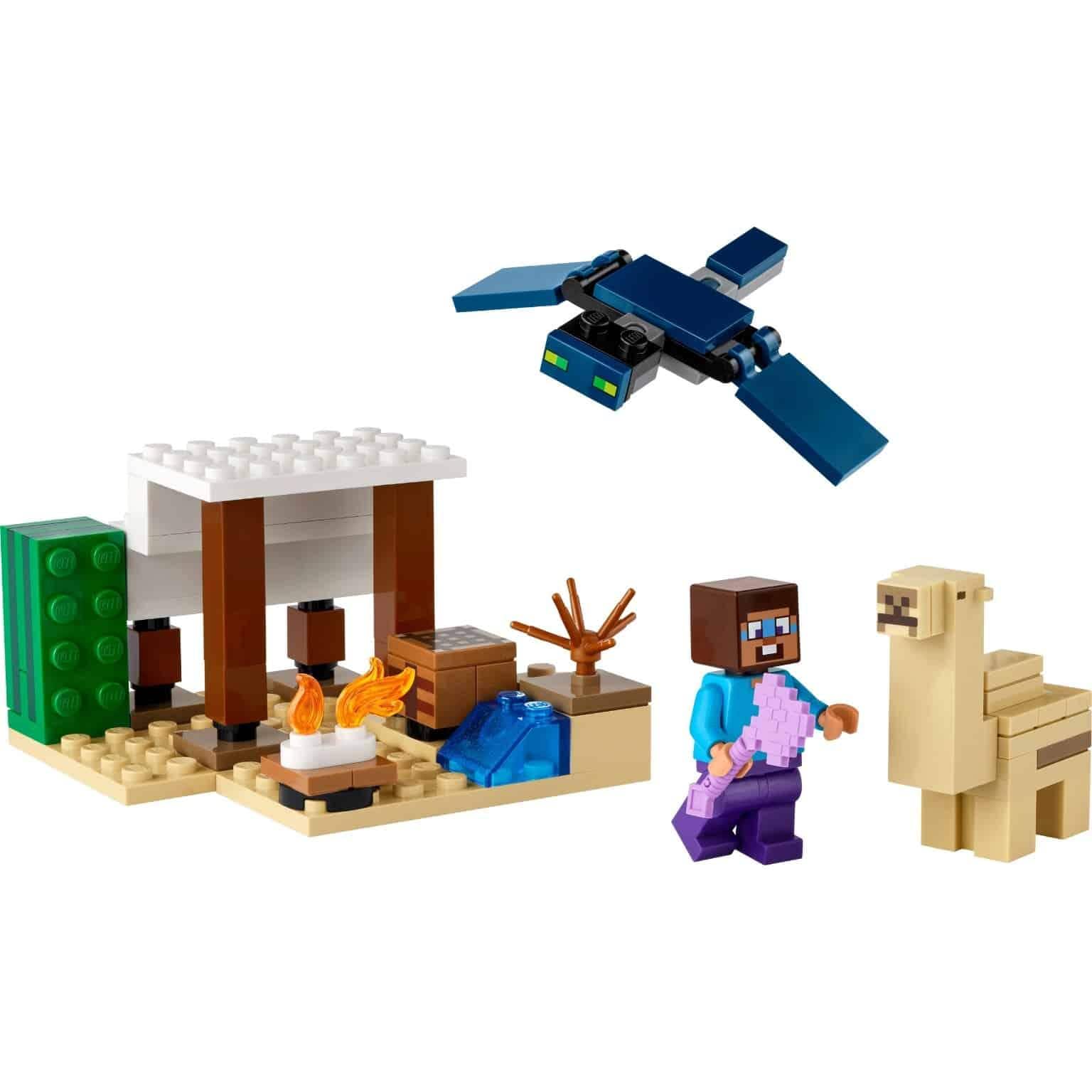 Apresentamos Lego Minecraft - Expedição no Deserto de Steve com o SKU 662125124 recomendado para + 6 anos