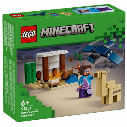 Apresentamos Lego Minecraft - Expedição no Deserto de Steve com o SKU 662125124 recomendado para + 6 anos