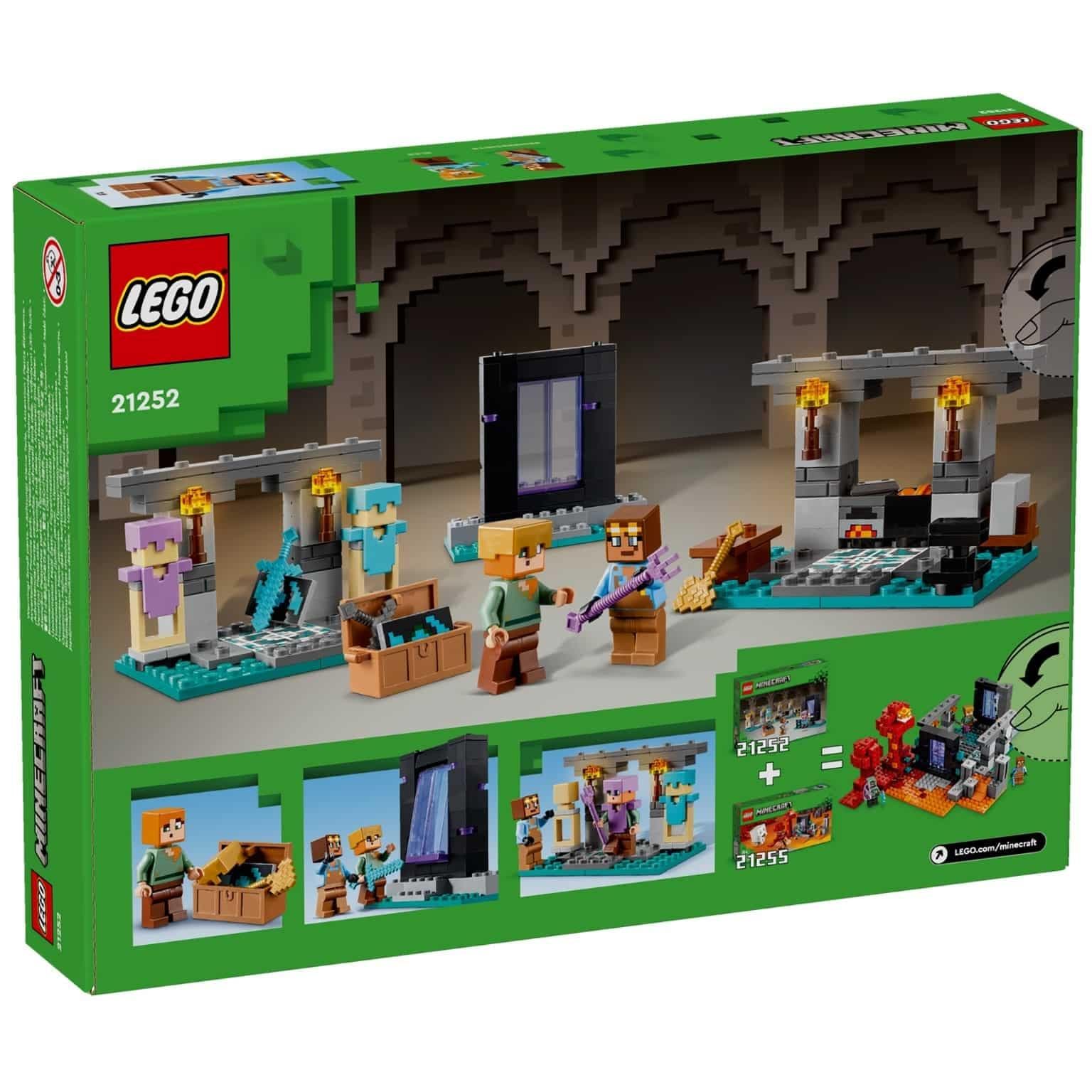 Apresentamos Lego Minecraft - O Depósito de Armas com o SKU 662125224 recomendado para + 7 anos