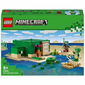 Apresentamos Lego Minecraft - A Casa de Praia Tartaruga com o SKU 662125424 recomendado para + 8 anos