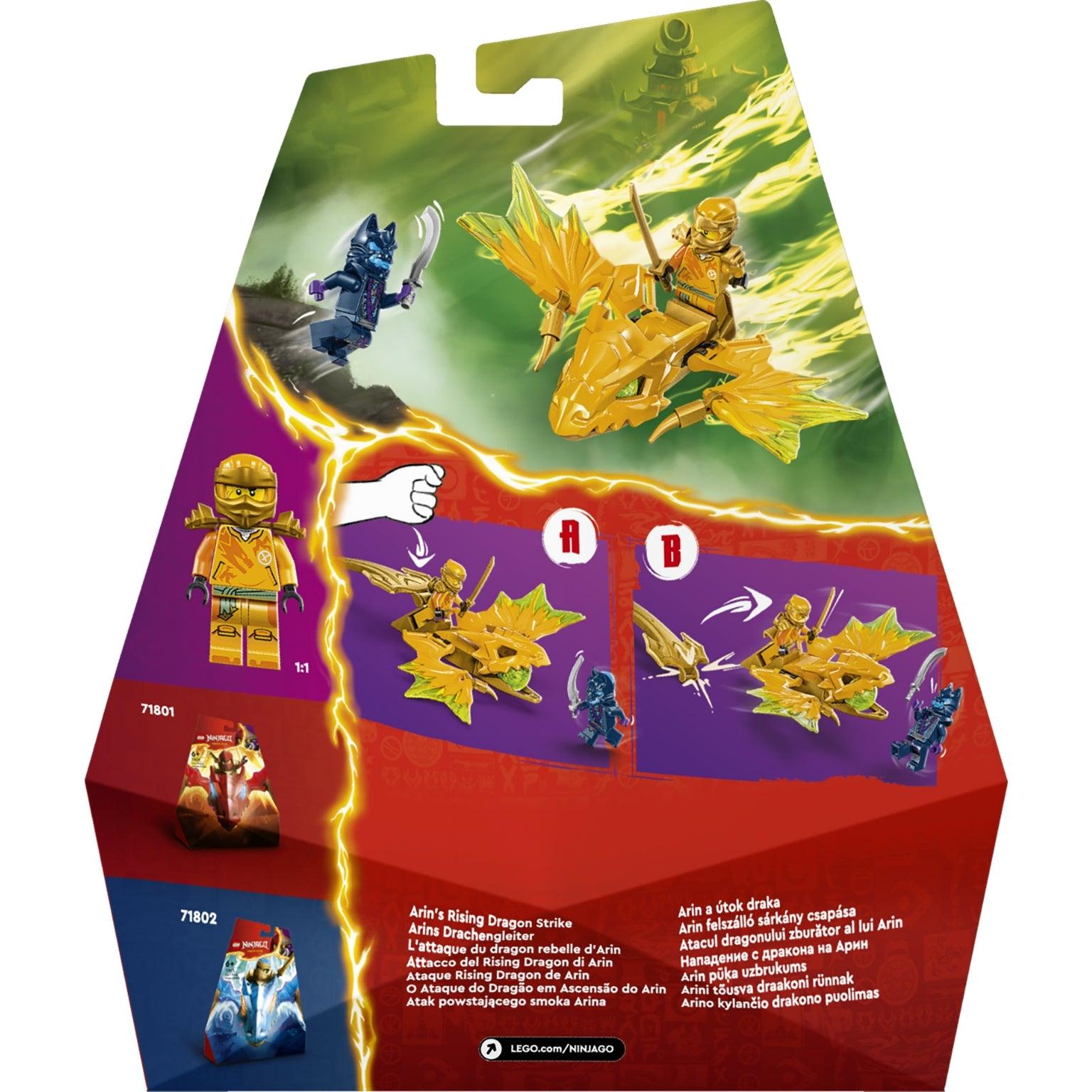 Apresentamos Lego Ninjago O Ataque do Dragão em Ascensão do Arin com o SKU 667180324 recomendado para + 6 anos