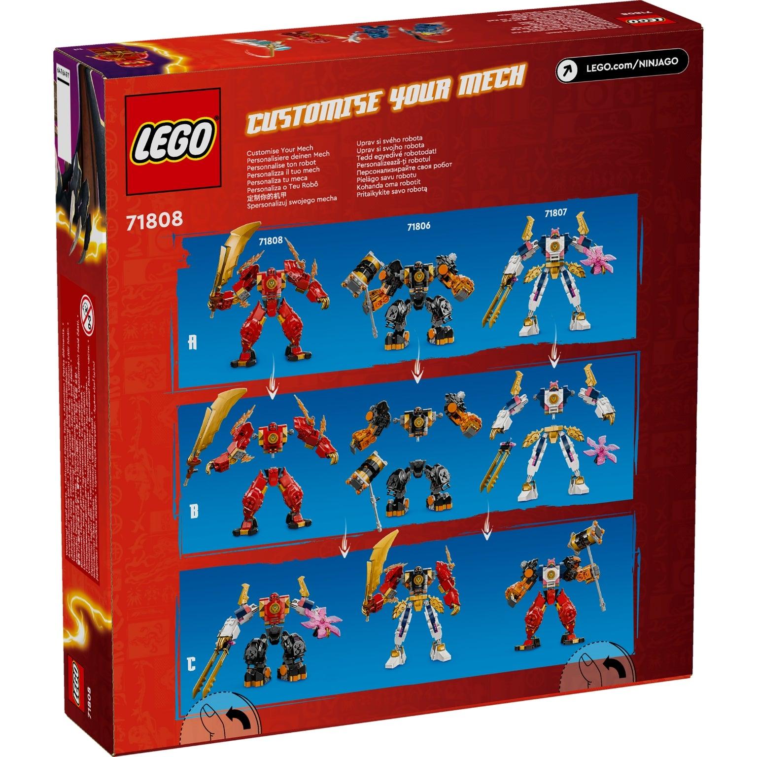 Apresentamos Lego Ninjago Robô do Fogo Elemental do Kai com o SKU 667180824 recomendado para + 7 anos