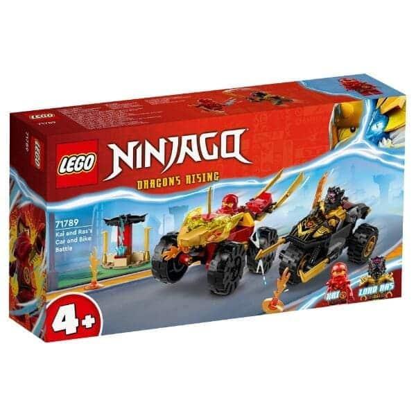 Apresentamos Lego Ninjago - Batalha de Carro e de Mota de Kai e Ras com o SKU 667178923 recomendado para + 4 anos