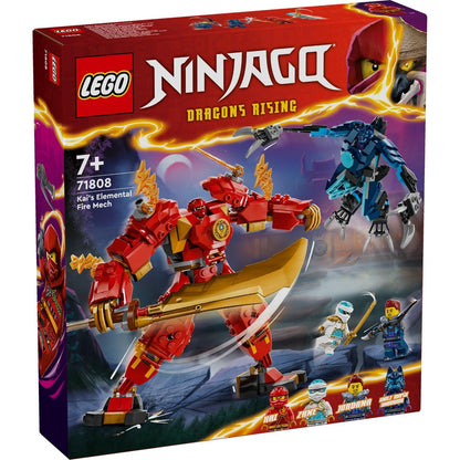 Lego Ninjago Robô do Fogo Elemental do Kai - Brincatoys