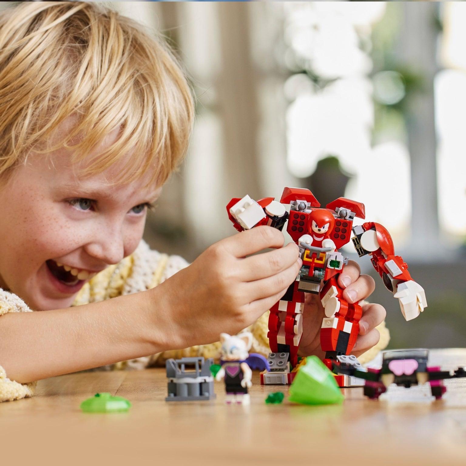 Apresentamos Lego Sonic Robô Guardião do Knuckles com o SKU 667699624 recomendado para + 8 anos