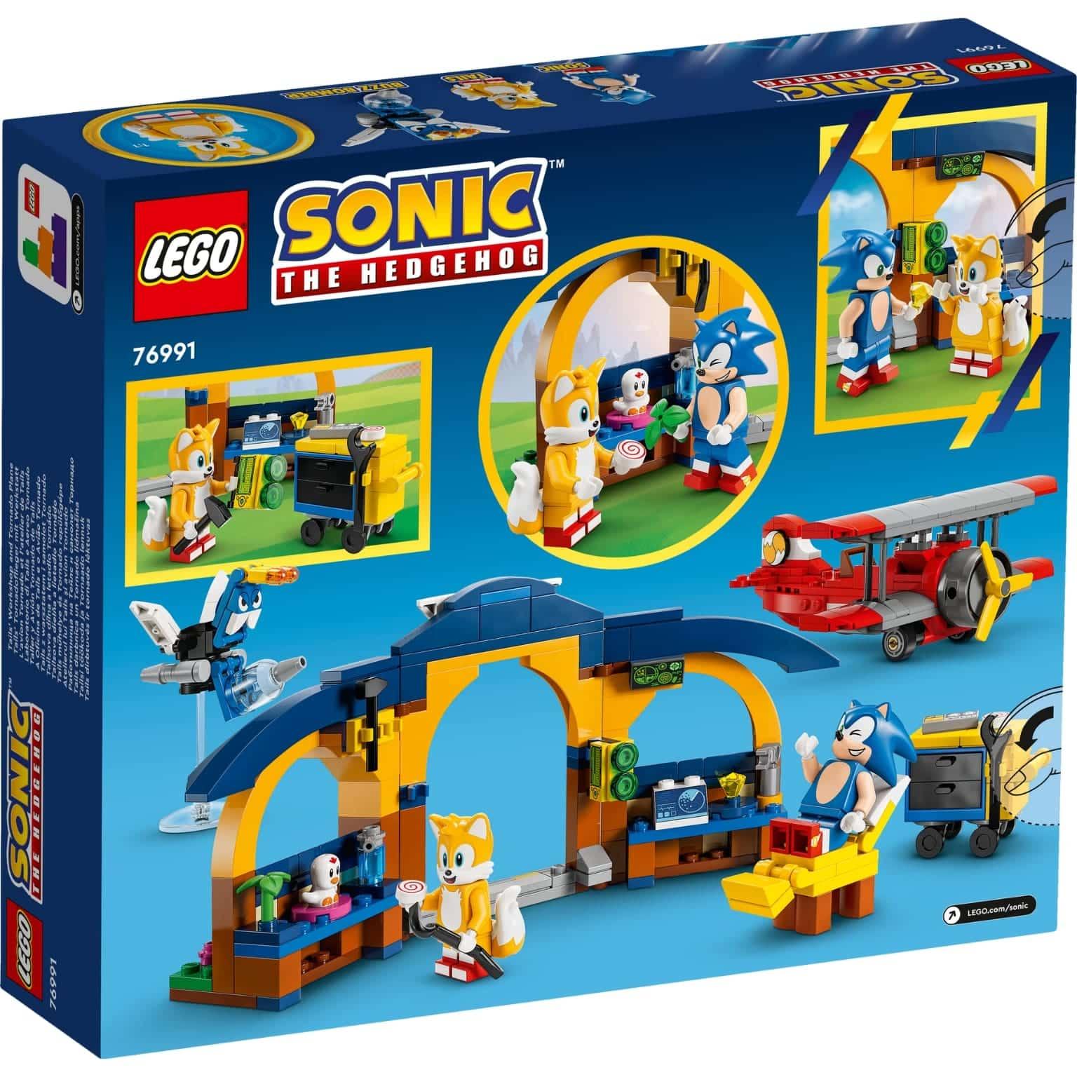 Lego Sonic - A Oficina de Tails e o Avião Tornado - Brincatoys