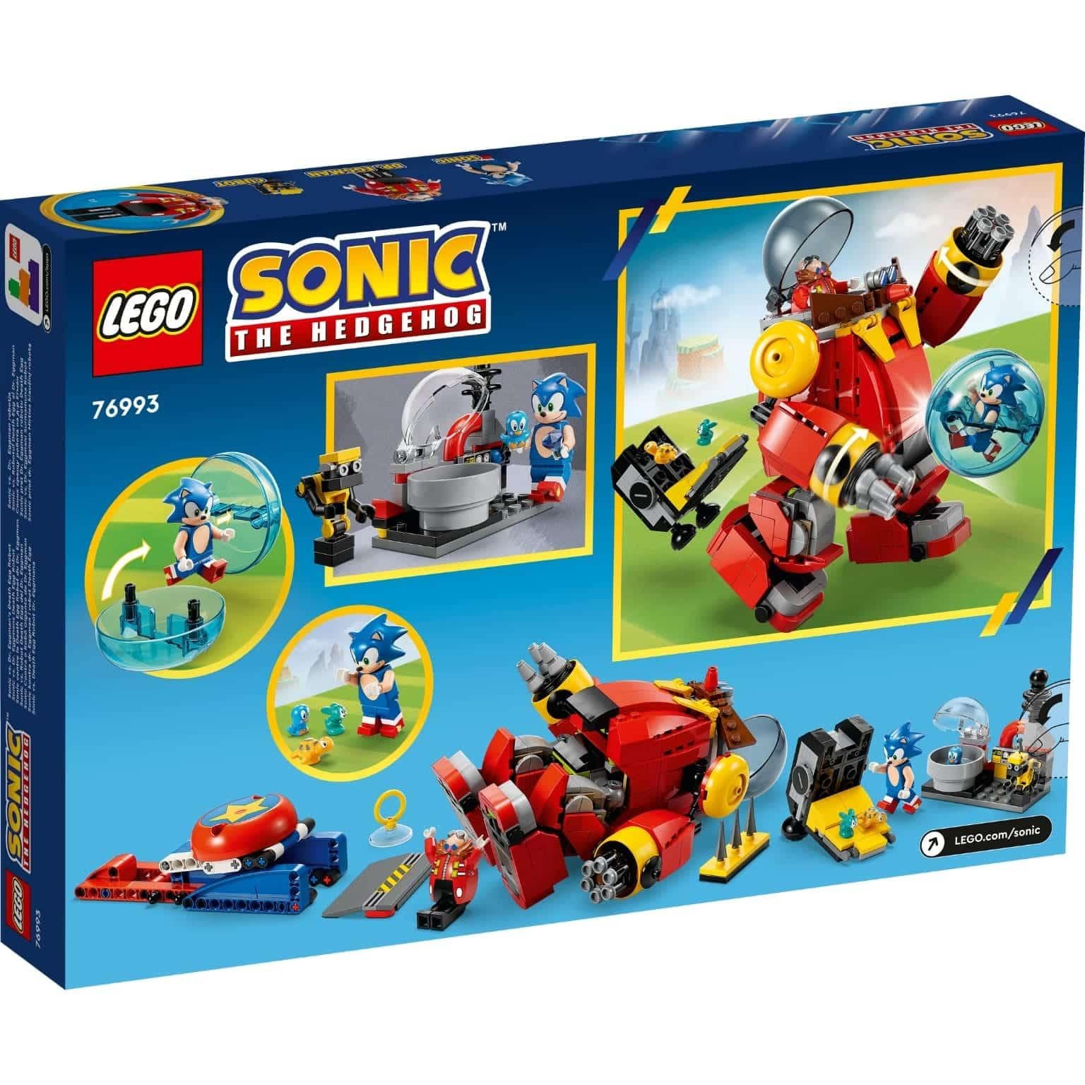 Apresentamos Lego Sonic - Contra o Robô Gigante de Dr. Eggman com o SKU 667699323 recomendado para + 8 anos