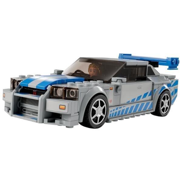 Lego Speed Champions Velocidade Furiosa Nissan Skyline GT-R (R34) - Brincatoys