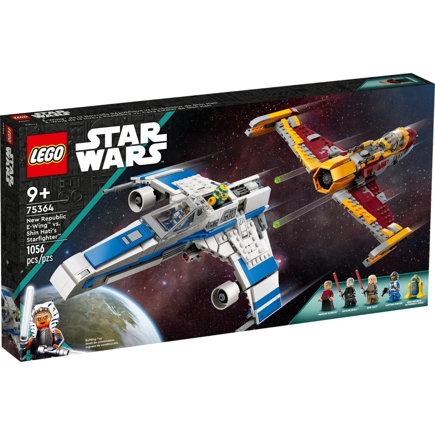 Apresentamos Lego Star Wars - New Republic E-Wing vs Starfighter de Shin Hati com o SKU 667536423 recomendado para + 9 anos