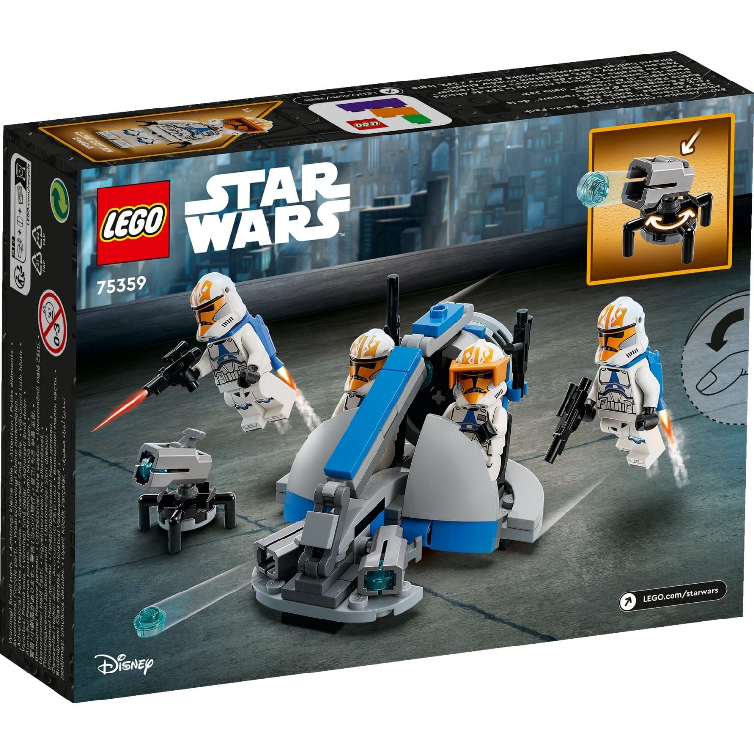 Lego Star Wars - Pack de Batalha da 332.ª de Ahsoka’s Clone Trooper - Brincatoys