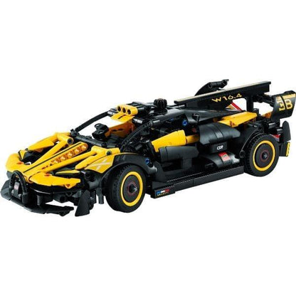 LEGO Technic Bugatti Bolide preto e amarelo montado