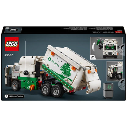 Lego Technic Camião do Lixo Mack LR Electric: verso da caixa