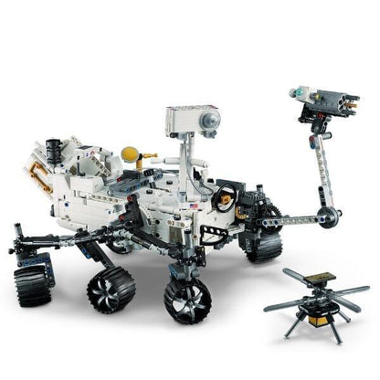 Lego Technic - NASA Mars Rover Perseverance montado com braço robótico e helicóptero