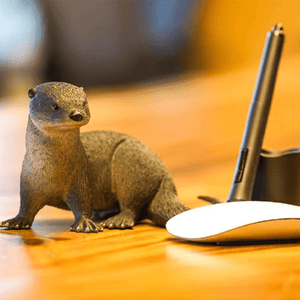 Apresentamos Figura de borracha - Lontra com o SKU 436642923 recomendado para + 3 anos