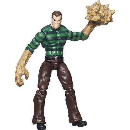 Marvel Infinite Series Sandman: figura com camisola verde às riscas e braço de areia
