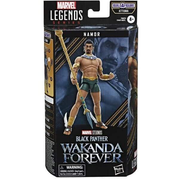 Apresentamos Marvel Legends Black Panther Namour com o SKU 863799822 recomendado para + 3 anos