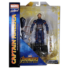 Apresentamos Marvel Select Capitão América com o SKU 238216819 recomendado para + 3 anos