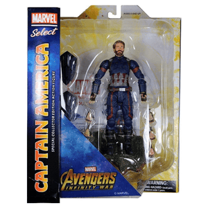 Apresentamos Marvel Select Capitão América com o SKU 238216819 recomendado para + 3 anos