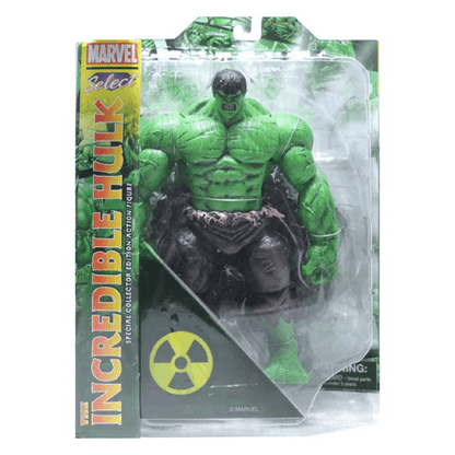 Marvel Select Hulk dentro da embalagem blister