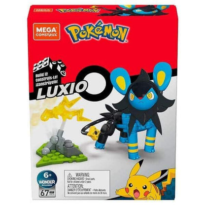 Mega Construx Pokémon Luxio: frente da caixa