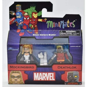 Apresentamos Minimates Mockingbird & Deathlok com o SKU 868376721 recomendado para + 3 anos