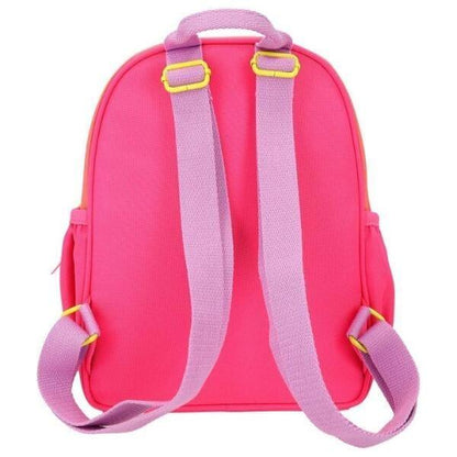 Costas da Mochila Top Model com alças lilás