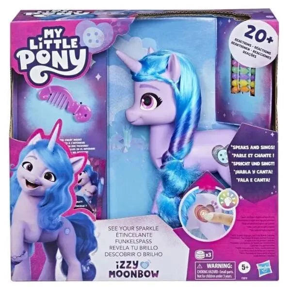 Apresentamos My Little Pony Descobrir O Brilho Izzy Moonbow com o SKU 903870523 recomendado para + 5 anos