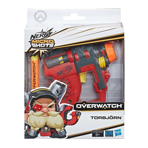 Apresentamos Nerf Microshots Overwatch Torbjorn com o SKU 90353319 recomendado para + 8 anos
