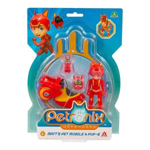 Petronix Defenders - Matt's Pet Mobile & Pup-E - Brincatoys