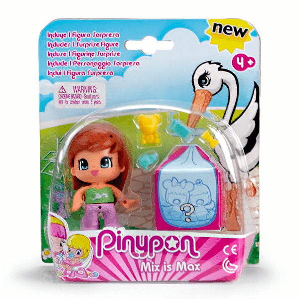 Apresentamos PinyPon bebé surpresa cabelo ruivo com o SKU 641408918 recomendado para + 4 anos