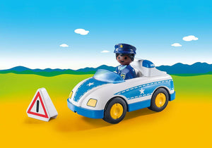 Apresentamos Playmobil 1.2.3 Carro da Polícia com o SKU 65938419 recomendado para + 12 meses