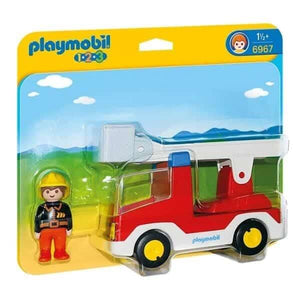 Apresentamos Playmobil 1.2.3 Carro dos bombeiros com o SKU 65696723 recomendado para + 12 meses