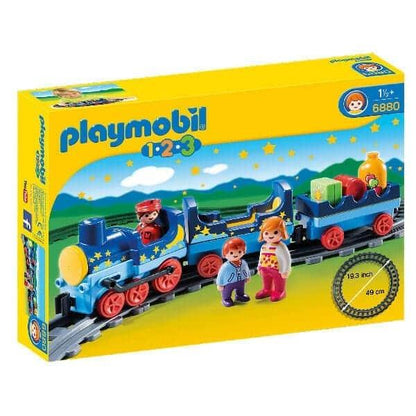 Apresentamos Playmobil  1.2.3 Comboio com linha férrea com o SKU 65688017 recomendado para + 12 meses