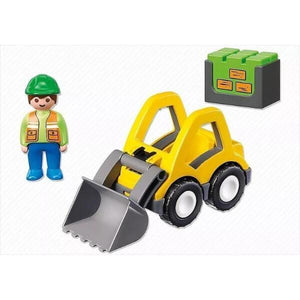 Apresentamos Playmobil 1.2.3 Máquina Escavadora com o SKU 65677523 recomendado para + 12 meses