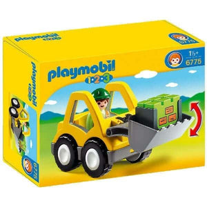 Apresentamos Playmobil 1.2.3 Máquina Escavadora com o SKU 65677523 recomendado para + 12 meses