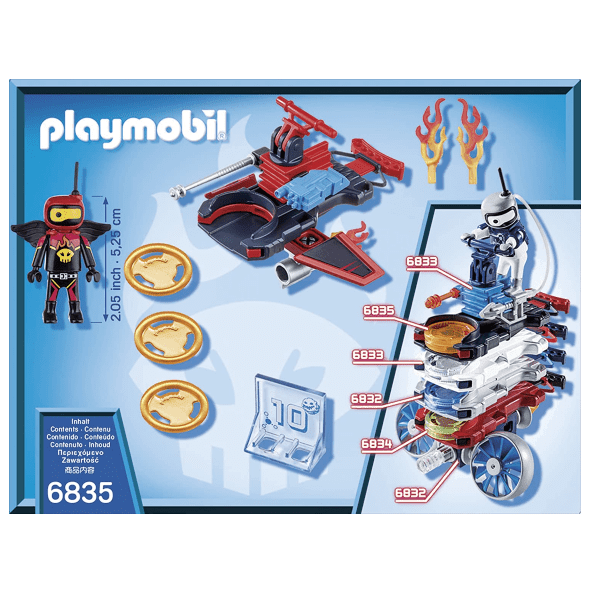 Apresentamos Playmobil Androide de Fogo Com Lançador com o SKU 65683517 recomendado para + 5 anos