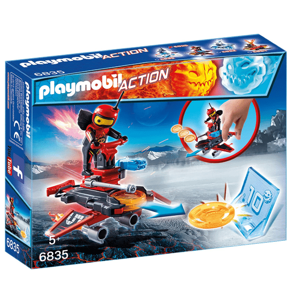 Apresentamos Playmobil Androide de Fogo Com Lançador com o SKU 65683517 recomendado para + 5 anos