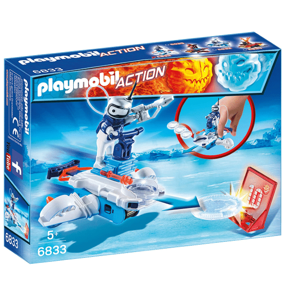 Apresentamos Playmobil Androide de Gelo com Lançador com o SKU 65683317 recomendado para + 5 anos
