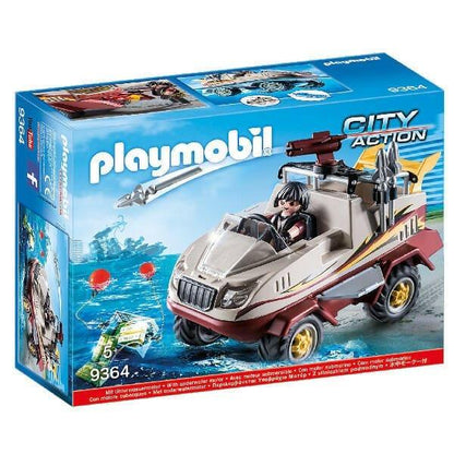 Apresentamos Playmobil Carro Anfíbio com o SKU 65936419 recomendado para + 5 anos