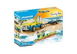 Apresentamos Playmobil Carro de Praia com Canoa com o SKU 657043621 recomendado para + 4 anos