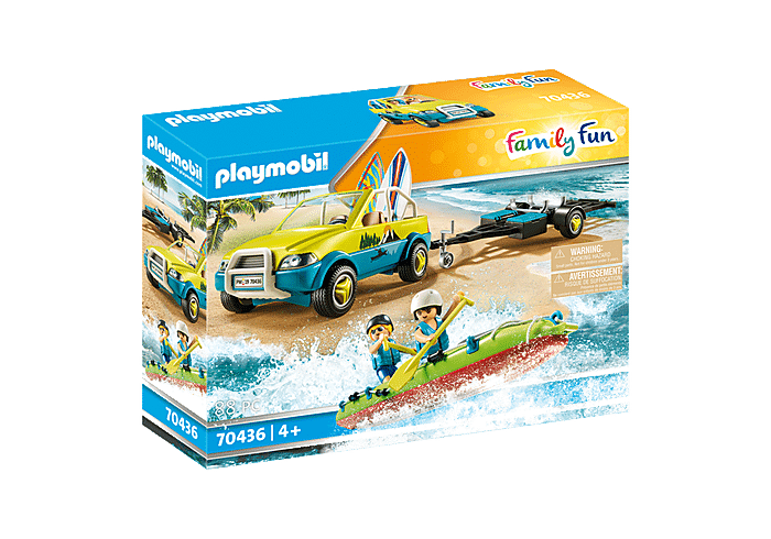 Playmobil Carro de Praia com Canoa - Brincatoys