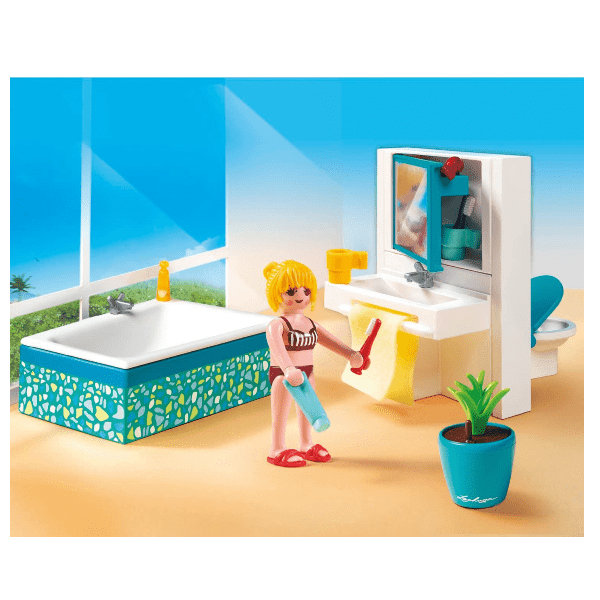 Apresentamos Playmobil Casa de banho moderna com o SKU 65557715 recomendado para + 4 anos
