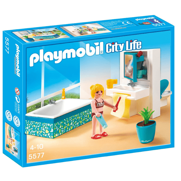 Apresentamos Playmobil Casa de banho moderna com o SKU 65557715 recomendado para + 4 anos