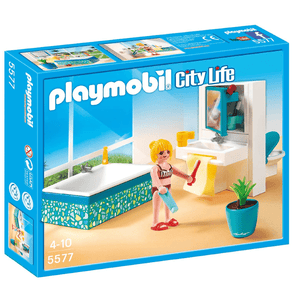 Apresentamos Playmobil Casa de banho moderna com o SKU 65557715 recomendado para + 4 anos