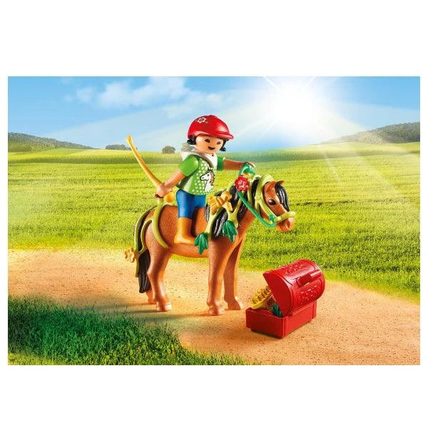 Apresentamos Playmobil Cavaleira com Pónei Flor com o SKU 65696817 recomendado para + 4 anos