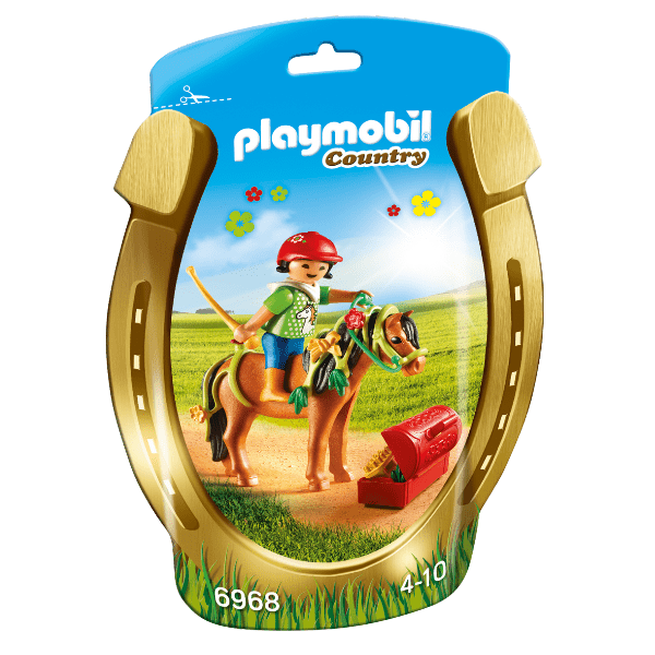 Apresentamos Playmobil Cavaleira com Pónei Flor com o SKU 65696817 recomendado para + 4 anos